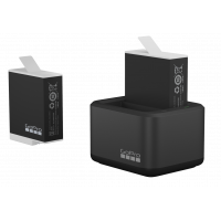 GoPro Dual Battery Charger + Аккумулятор Enduro 2шт для HERO 9 / 10 / 11/12, HERO 9 ADDBD-211