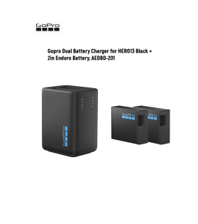 GoPro Dual Battery Charger + Аккумулятор Enduro 2шт для HERO13 Black AEDBD-201