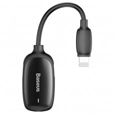 Baseus 3-in-1 iP Male to Dual iP & 3.5mm Female Adapter L51 Black