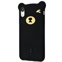 Чехол накладка Baseus Bear Silicone Case For iP XR 6.1inchBlack