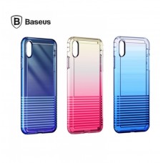 Чехол накладка Baseus Colorful airbag protection Case For iP XS 5.8inch Pink