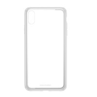 Чехол накладка Baseus See-through glass protective case For iPXSm 6.5(2018) White