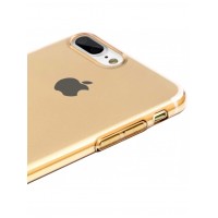 Чехол накладка Baseus Simple  Series Case （Clear）For iPhone7/iPhone8 Transparent Gold
