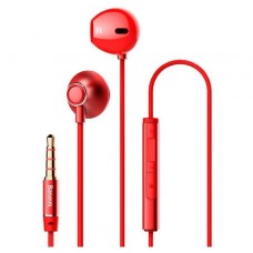 Наушники Baseus Encok H06 lateral in-ear Wire Earphone Red