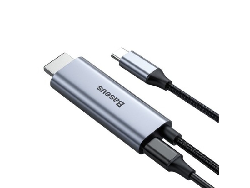 Baseus C Video Functional Notebook Cable C To Hdmi Pd 1 8m Dark Gray