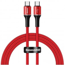 Кабель Baseus halo data cable Type-C PD2.0 60W (20V 3A) 2m Red
