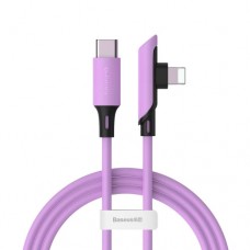 Кабель Baseus Colourful Elbow Type-C to iP Cable PD 18W 1.2m Purple
