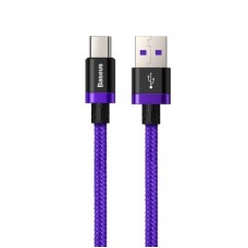 Кабель Baseus Purple Gold Red HW flash charge cable USB For Type-C 40W 2m Purple