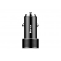 Автомобильное зарядное устройство Baseus Small Screw 3.4A Dual-USB  Car Charger Black