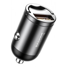Автомобильное зарядное устройство Baseus Tiny Star Mini Quick Charge Car Charger USB Port 30W Gray
