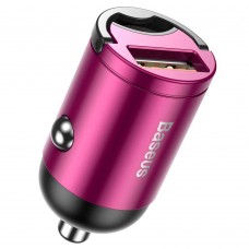 Автомобильное зарядное устройство Baseus Tiny Star Mini Quick Charge Car Charger USB Port 30W Pink