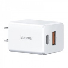 Сетевая зарядка Baseus Traveler PPS Quick charger（U+C 18W）White(CN)