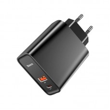 Сетевая зарядка Baseus Speed Mini QC Dual U Quick Charger 18W CN Black