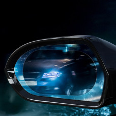  Непромокаемая пленка для зеркала заднего вида автомобиля Baseus 0.15mm Rainproof Film for Car Rear-View Mirror (Round 2 pcs/pack 80*80mm)Transparent