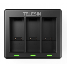 Зарядный хаб Telesin Triple Battery charger GoPro Hero 9 / 10 / 11  GP-BCG-902