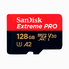 Карта памяти SanDisk Extreme PRO 200mb/s (4K) 128Gb MicroSD A2 V30 (SDSQXCD-128G-GN6MA)